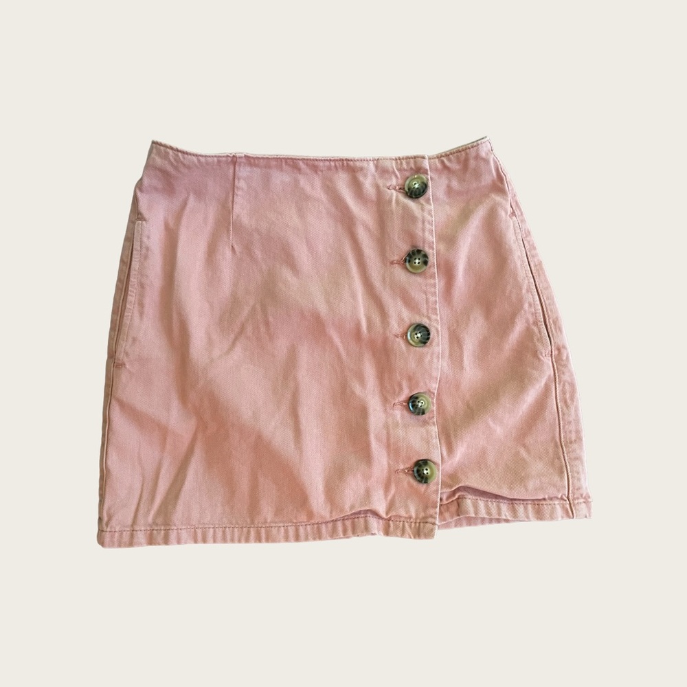 TOPSHOP moto skirt